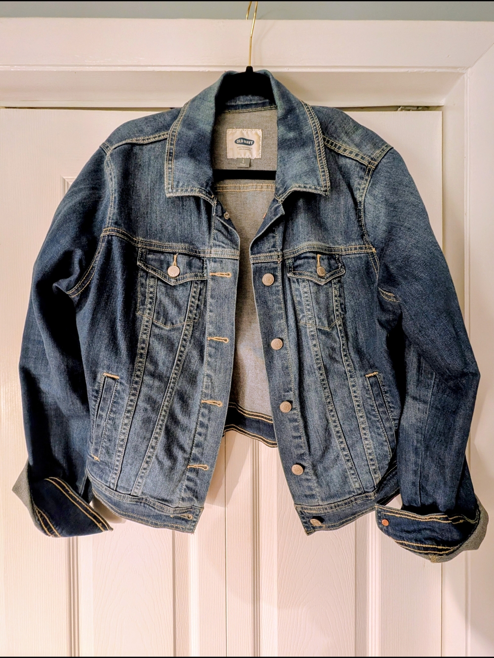 Old Navy Medium Blue Denim Jacket